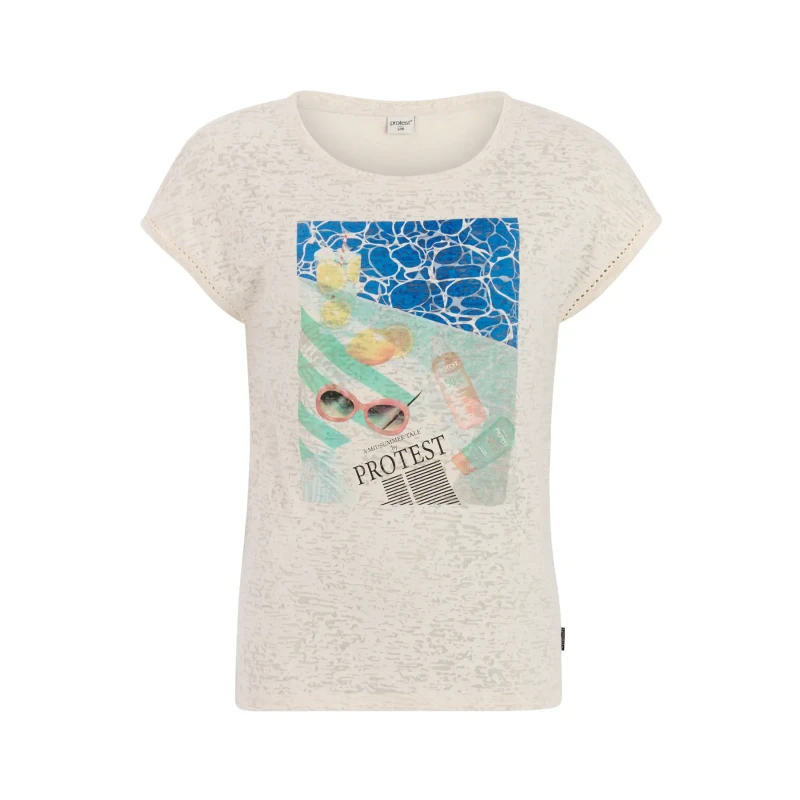 Image of Protest Womens T-Shirt Protest Elles Bleu Female 2XL