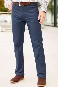 Image of Brushed Textured Jeans 27" (68.5cm) inside leg