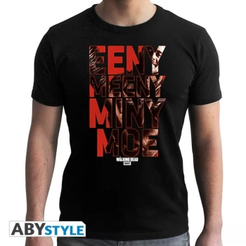 Image of The Walking Dead - Eeny Meeny Mens Large T-Shirt - Black