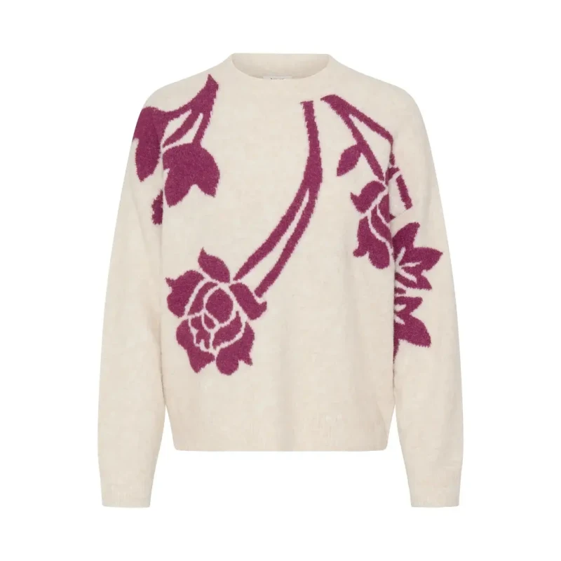 Image of b.Young Woman sweater b.young BYOmea Jumper 4 Blanc Female XS