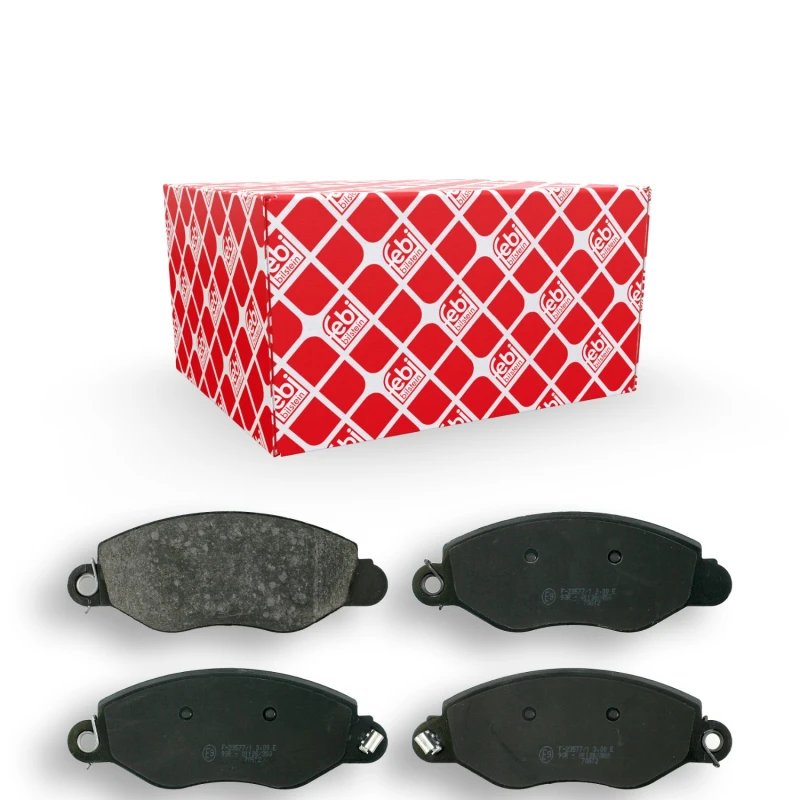Image of FEBI BILSTEIN 16424 Brake pad set Front Axle, with acoustic wear warning Brake Pad Set,disc brake (402)