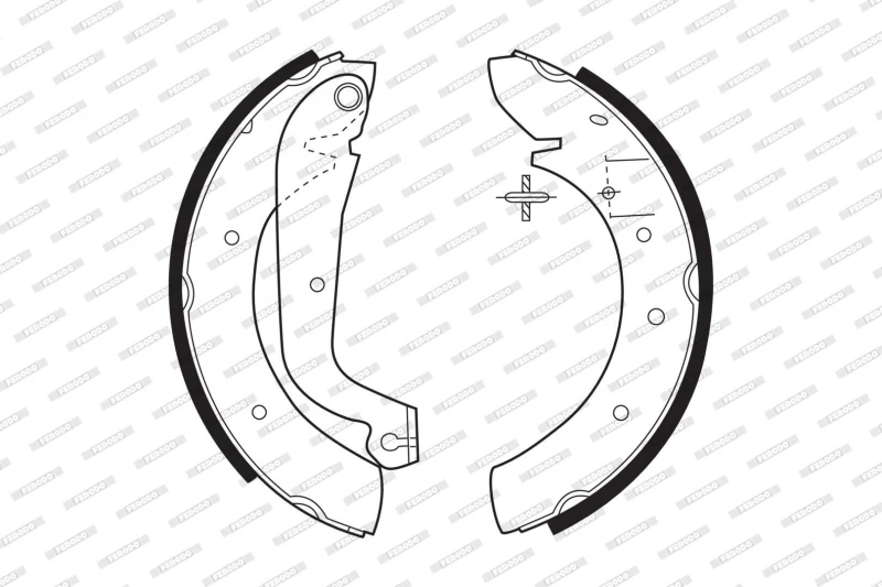 Image of FERODO Brake Shoe Set FERODO FSB270