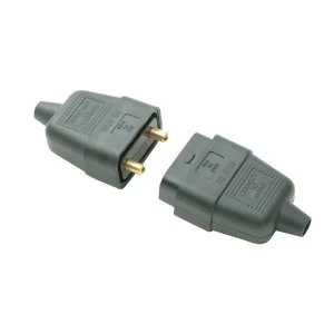 image of SMJ Black Plug & Socket 10A 2-Pin