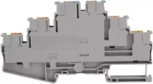 image of Phoenix Contact Grey PT 2.5-PE/L/N Earth Modular Terminal Block, 26 12 AWG, 0.14 4mm, 500 V