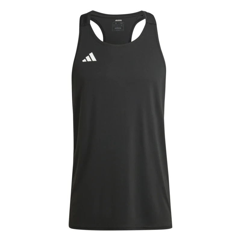 Image of adidas Adizero Essentials Running Tank Top Mens Performance Vests M Black 45239103390