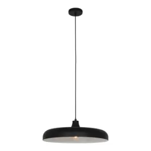 Image of Krisip Dome Pendant Ceiling Lights Black Matt