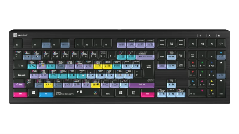 Image of Logickeyboard Logickeyboard ASTRA 2 keyboard USB QWERTY English Black LKB-RESB-A2PC-UK