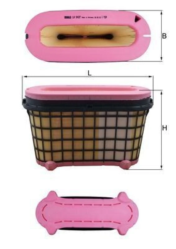 Image of Air filter MAHLE LX 5437
