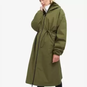 Image of Barbour International Rein Shell Hooded Coat - UK 14