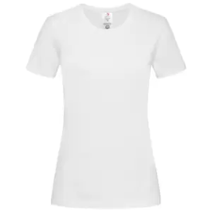Image of Stedman Womens/Ladies Classic Organic T-Shirt (XL) (White)