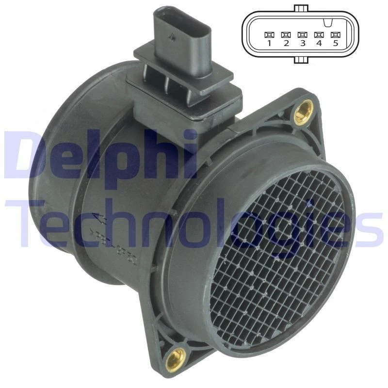 Image of DELPHI Mass air flow sensor DELPHI AF10391-12B1