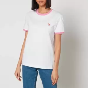 Image of Paul Smith Logo-Embroidered Cotton-Jersey T-Shirt - XS