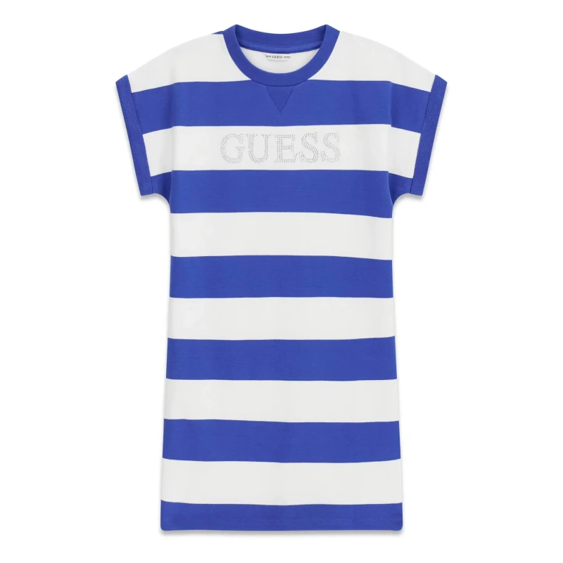 Image of Guess Girl t-shirt dress Guess French Terry Bleu Female 14 ans