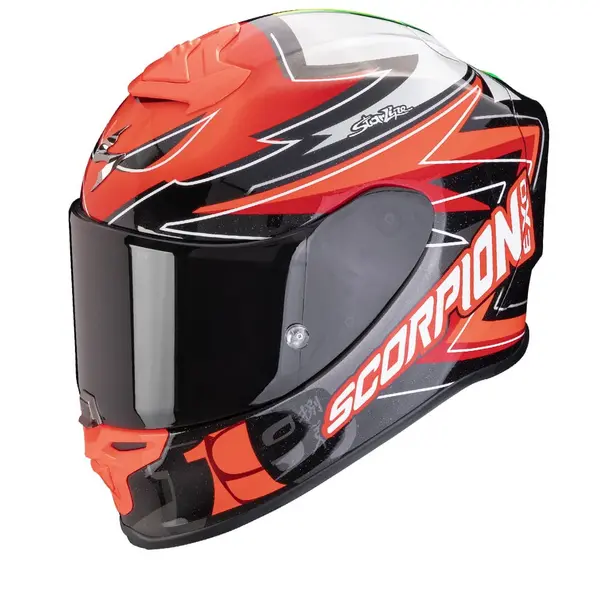 Image of Scorpion EXO-R1 Evo Air Alvaro Red Full Face Helmet Size XS