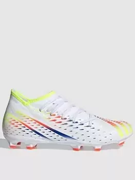Image of adidas Mens Predator 20.3 Firm Ground Football Boots - White, Size 10, Men