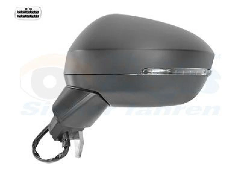 Image of VAN WEZEL Wing mirror VAN WEZEL 3376807