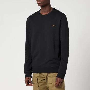 image of Farah Mens Tim Sweatshirt - Black - S