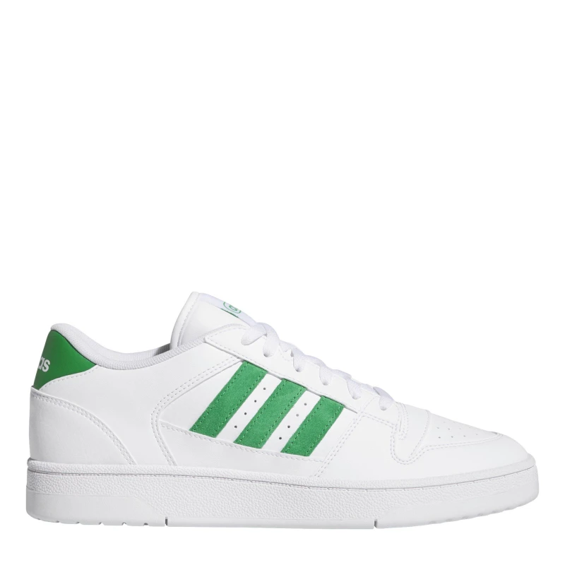 Image of Adidas Break Start Basketball Trainers 6.5 (40) White 15102527265