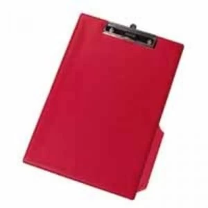 Image of Q Connect Pvc Clipboard Single Red