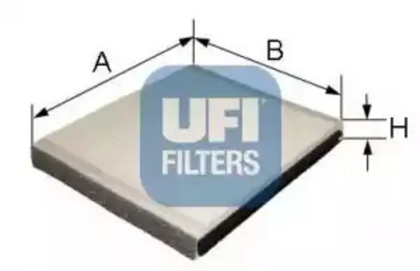 image of UFI 53.051.00 Interior Air Cabin/ Pollen Filter