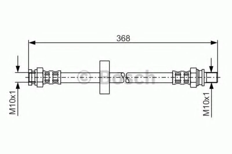 Image of Brake hose Bosch 1 987 481 180