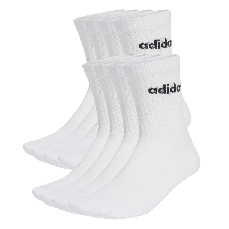 Image of Adidas Football Socks adidas Linear (x10) Blanc Unisex 43/46