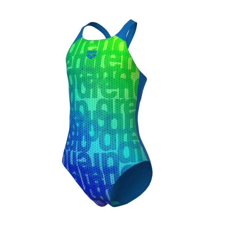 Image of One Piece swimsuit for girls Arena V Ba Bleu Female 12/13 ans