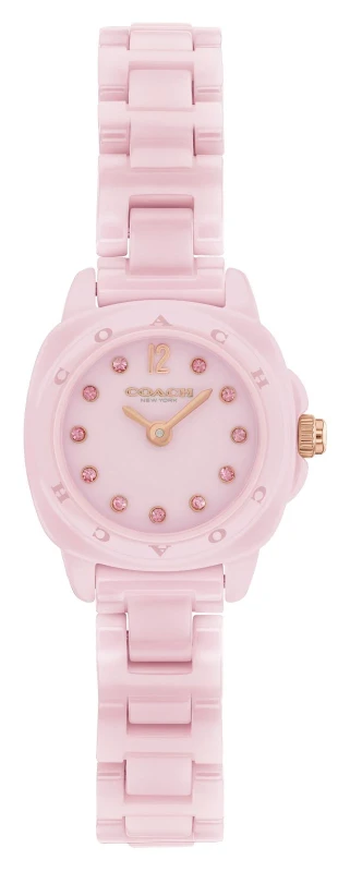 Image of Coach 14504663 KITT 21mm pink ceramic ladies Watch