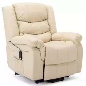 Image of Seattle Electric Rise Recliner - Cream