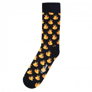 image of Happy Socks Happy Socks Rubber Duck Sock Mens - Navy