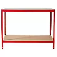 image of NEO Workbench NEO-WBENCH-RED Red 1,200 (W) x 600 (D) x 900 (H) mm