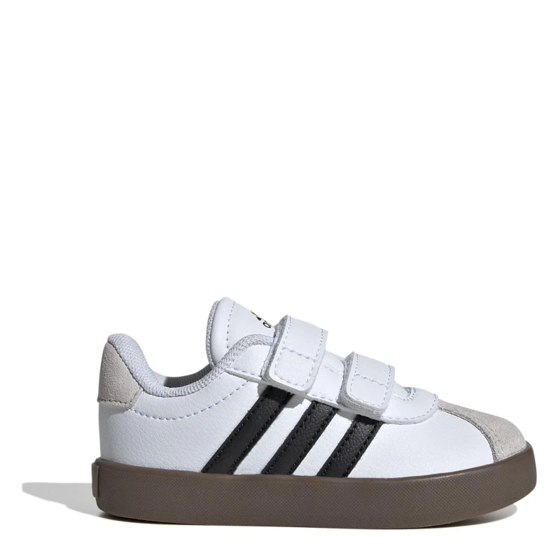 Image of adidas VL Court 3.0 Infants Shoes White/Gum male C9 (26.5)