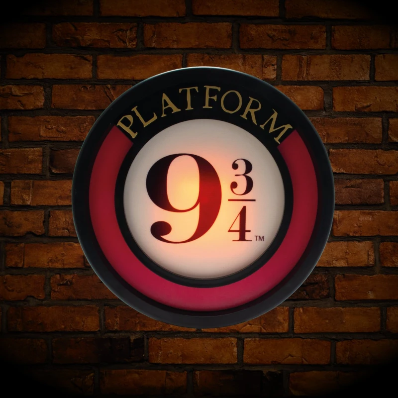 Image of Warner Brothers Warner Brothers Harry Potter Platform 9 3/4 Desk Lamp -White