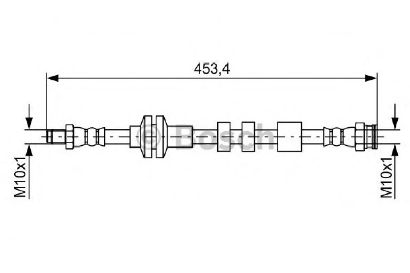 Image of Bosch 1 987 481 574 Brake Hose Brake Hose (83)