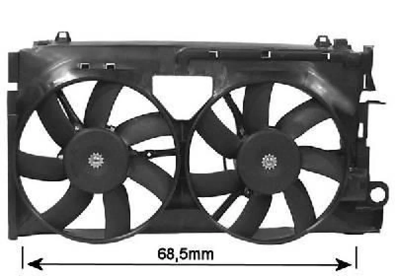 Image of VAN WEZEL Fan, radiator VAN WEZEL 0936749