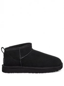 Image of UGG W Classic Ultra Mini Ankle Boot Black, Size 3, Women