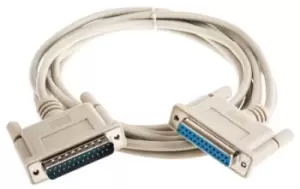 Image of Roline 11.01.3690 Computer Cord, D-Sub 25P Plug/skt, 9M