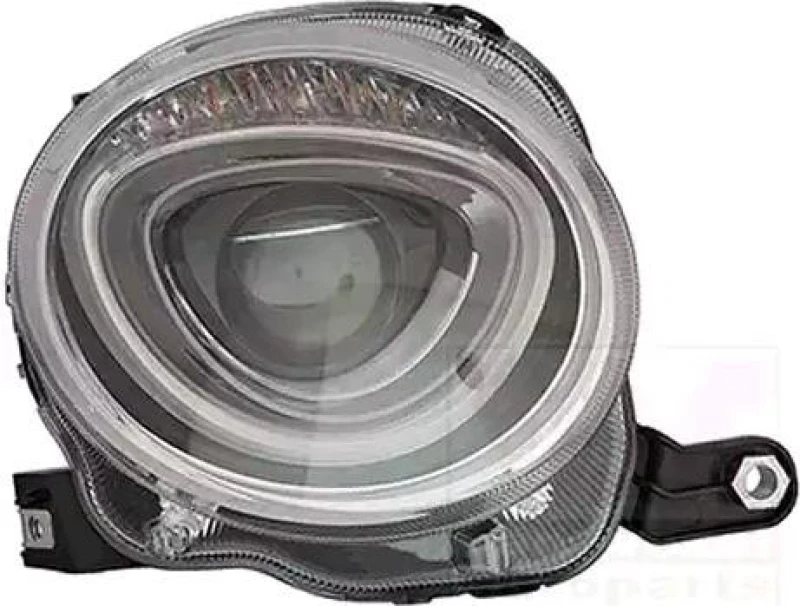 Image of VAN WEZEL 1614962 Headlights H7, without bulb holder, Right, with motor for headlamp levelling Headlight (259)