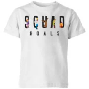 Image of Scooby Doo Squad Goals Kids T-Shirt - White - 11-12 Years
