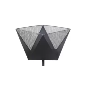 Image of Groundlevel Lotus Fire Pit - Black