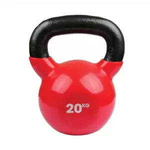 image of Fitness Mad 20kg Kettlebell Red