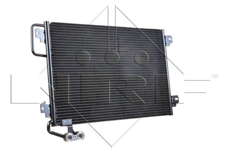Image of NRF 35340 Condenser EASY FIT with seal ring, with nitrogen filling Aluminium Condenser,air conditioning (448)