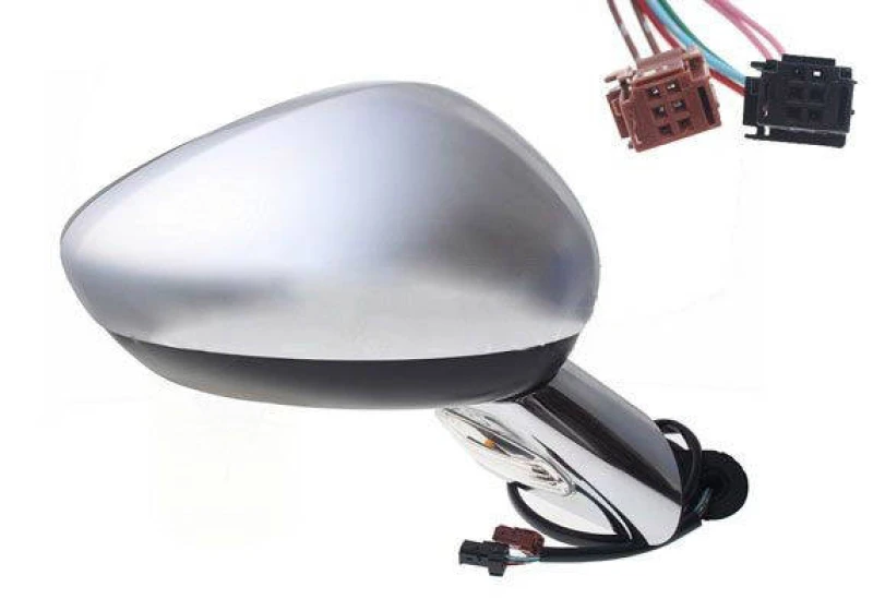Image of ALKAR 6150822 Wing mirror Right, chrome, Electric, Convex Outside Mirror (50)