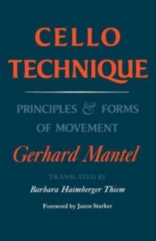 Image of Cello Technique by Gerhard Mantel Book