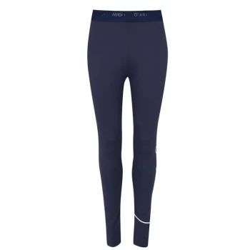 image of Hugo Boss Double Logo Leggings Navy Size L Women