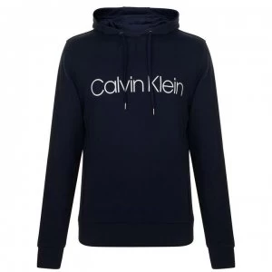 Image of CALVIN KLEIN Front Logo Hoodie - Navy Blazer