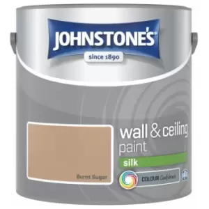 Image of Johnstones - Vinyl Silk Emulsion Burnt Sugar 2.5 Litre
