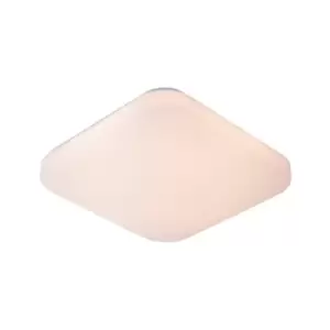 Image of Lucide Otis LED Modern Flush Ceiling Light LED 1x20W 3000K Opal