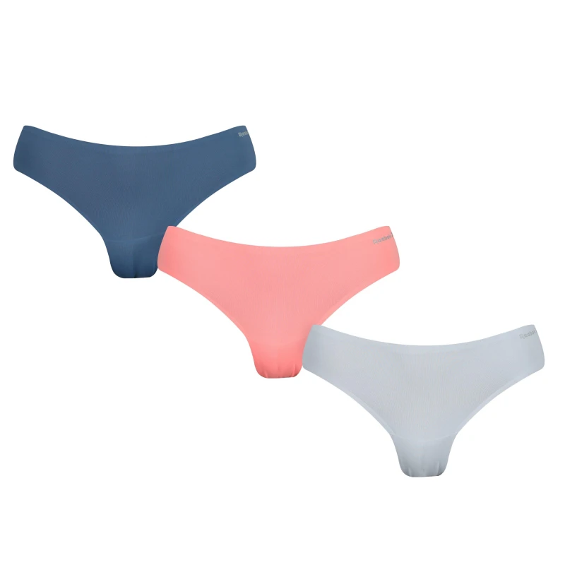 Image of Reebok 3 Pack Suki Briefs Womens - Blue Blue 10