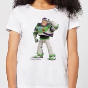 Toy Story 4 Buzz Womens T-Shirt - White - L